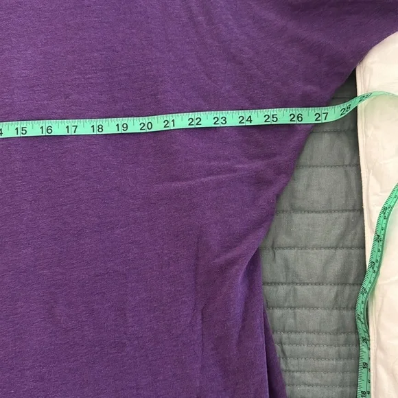 Eileen Fisher Size 1X Purple linen Tunic Top - Picture 4 of 5